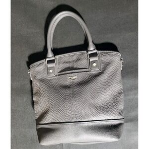 Jewell by Thirty-One Gray Croc Crossbody Purse